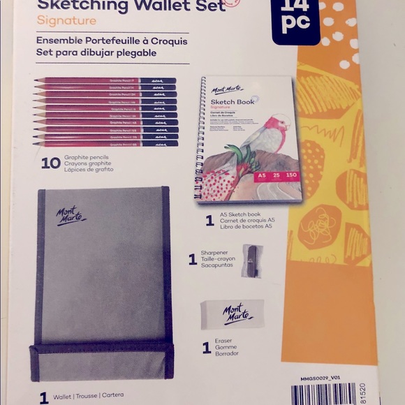 MontMarte 14pc Sketching Wallet Set - Picture 7 of 7